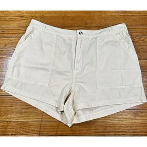 Universal Thread Women's High-Rise Utility Shorts Tan Size 17‎